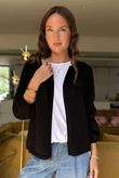 Laundry B Wicklow Fine Knit Throw On Cardigan Black